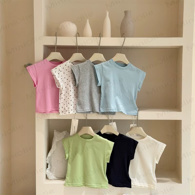 Kleinkind Kinder-Mädchen Rundhals-T-Shirt - image 1