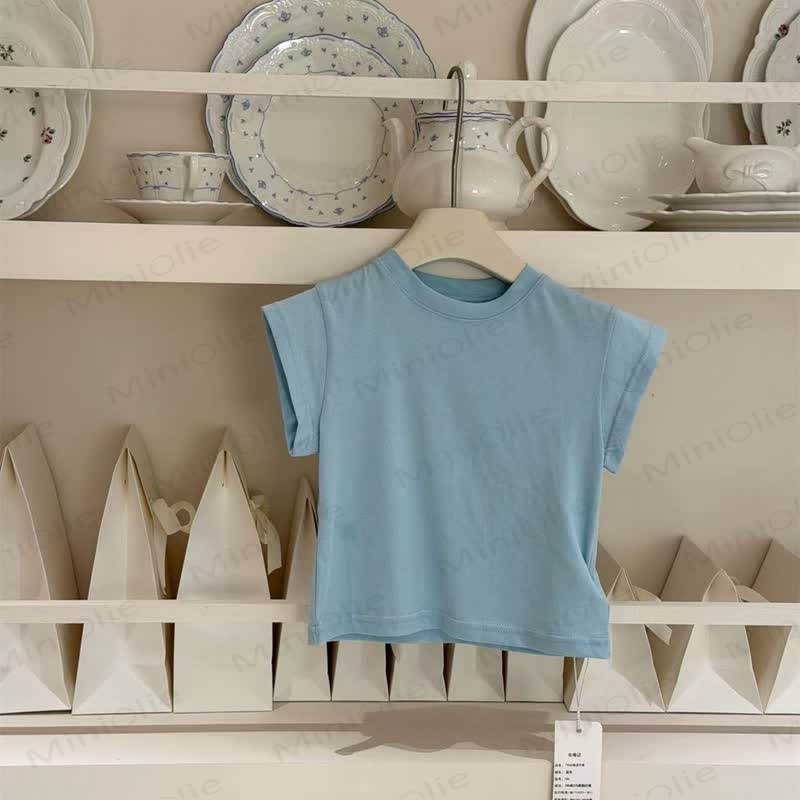 Kleinkind Kinder-Mädchen Rundhals-T-Shirt - Blau - 12-13J - image 3