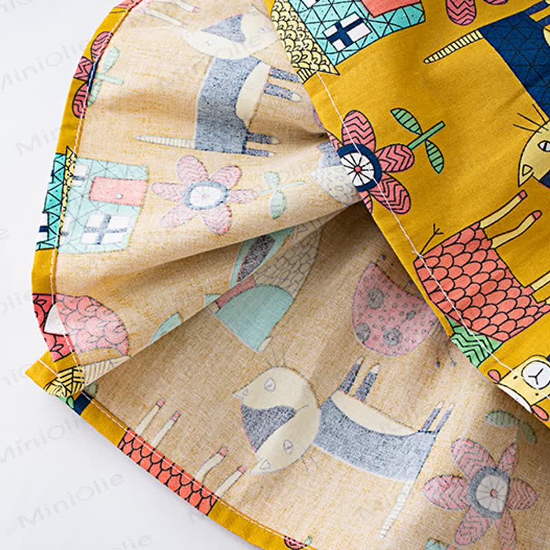 Ärmelloses Kleid mit Allover-Print für Kleinkind-Mädchen - image 10