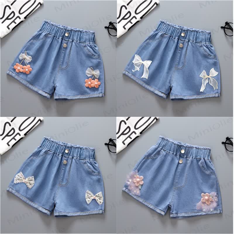 Shorts mit Schleife für Kleinkind - image 1