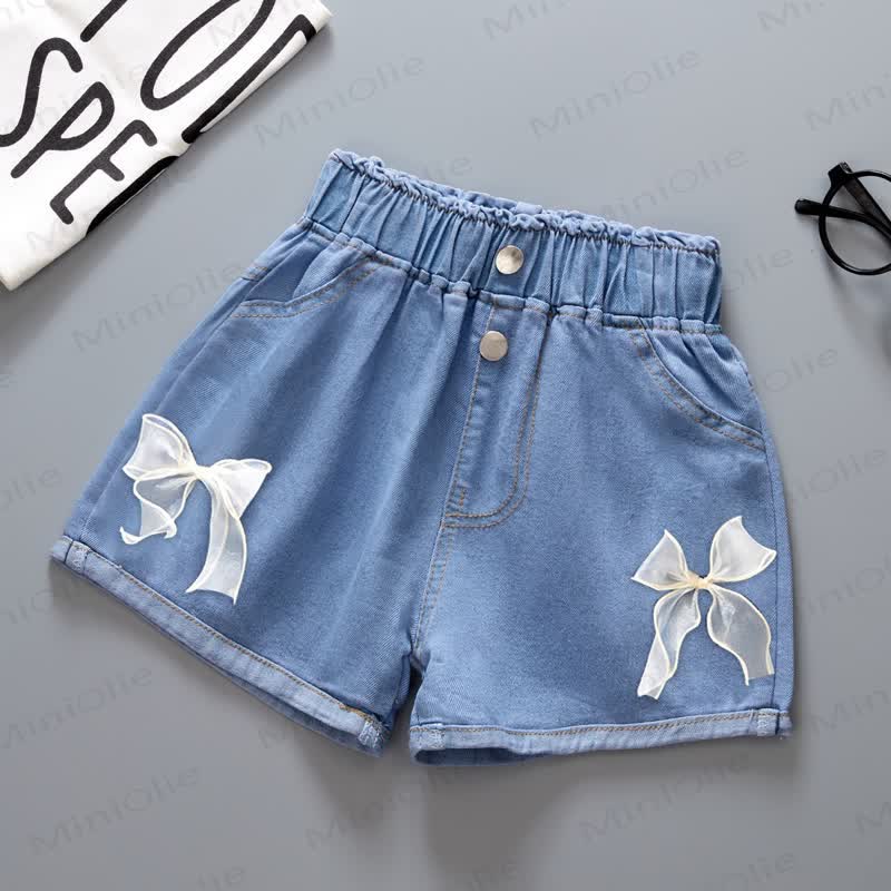 Shorts mit Schleife für Kleinkind - Schleife - 8-9J - image 2