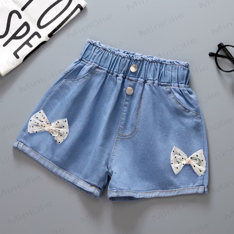 Shorts mit Schleife für Kleinkind - Punkte - 8-9J - image 5