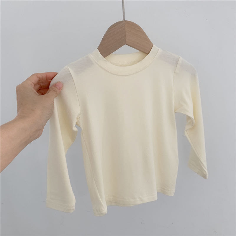 Baby Kleinkind , Einfarbig, Gerippt , langärmlig - Beige - 6-7J - image 3