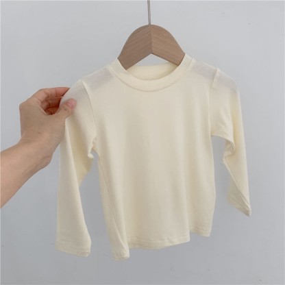 Baby Kleinkind , Einfarbig, Gerippt , langärmlig - Beige - 6-7J - image 3