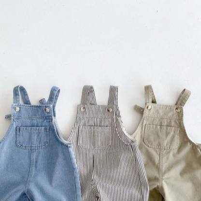 Baby Kleinkind aus Denim , Einfarbig/ Streifen - image 8
