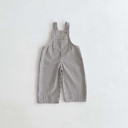 Baby Kleinkind aus Denim , Einfarbig/ Streifen - Beige - 4-5J - image 6