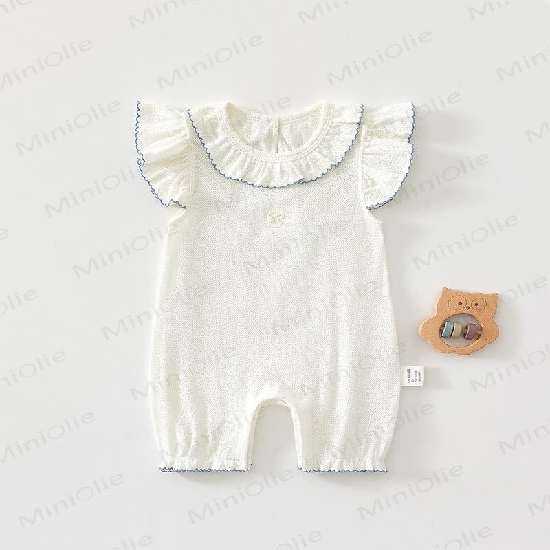 Strickstrampler mit Stricken für Baby - Weiß - 18-24M - image 3