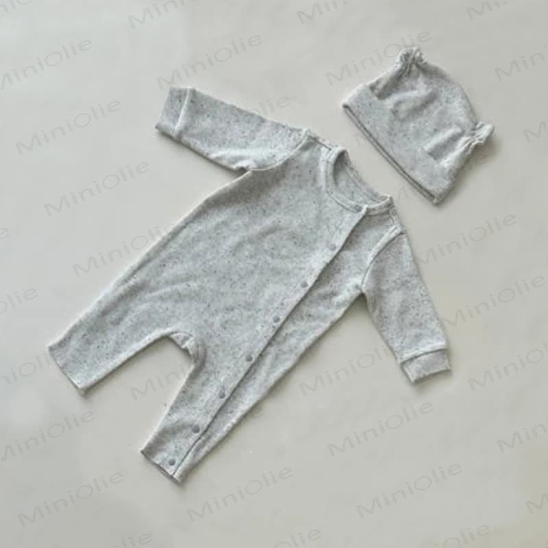 Baby Punkte mit Punkten und Strampler Mütze - Grauer Strampler und Mütze - 18-24M - image 7