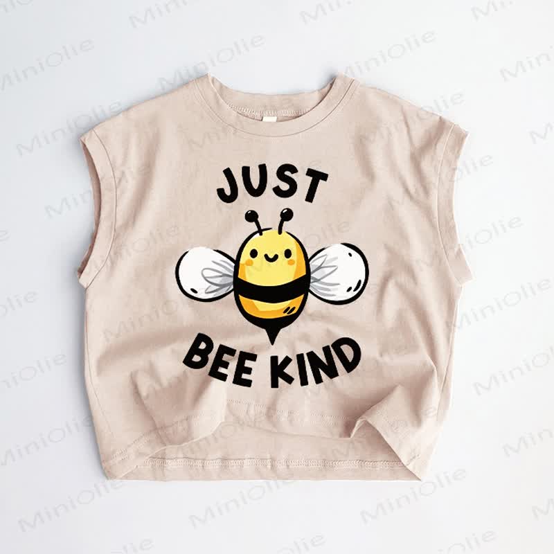 JUST BEE KIND Baby Kleinkind Khaki Tanktop - Khaki - 3-5J - image 1