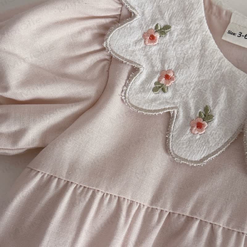 Baby Mädchen Strampler „Fliederblüte“ mit Gestickt Strampler - image 6
