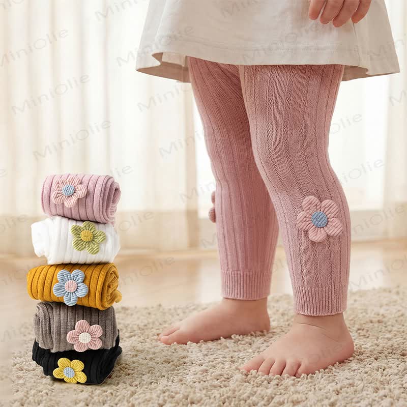 Gamaschen aus weichem Gerippt mit Stricken für Baby und Kleinkind-Mädchen - image 1