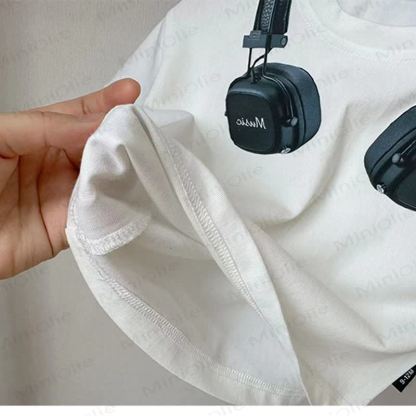 Baby Kleinkind -Kopfhörer-Kollektion: T-Stück oder gestreifte Shorts - image 8
