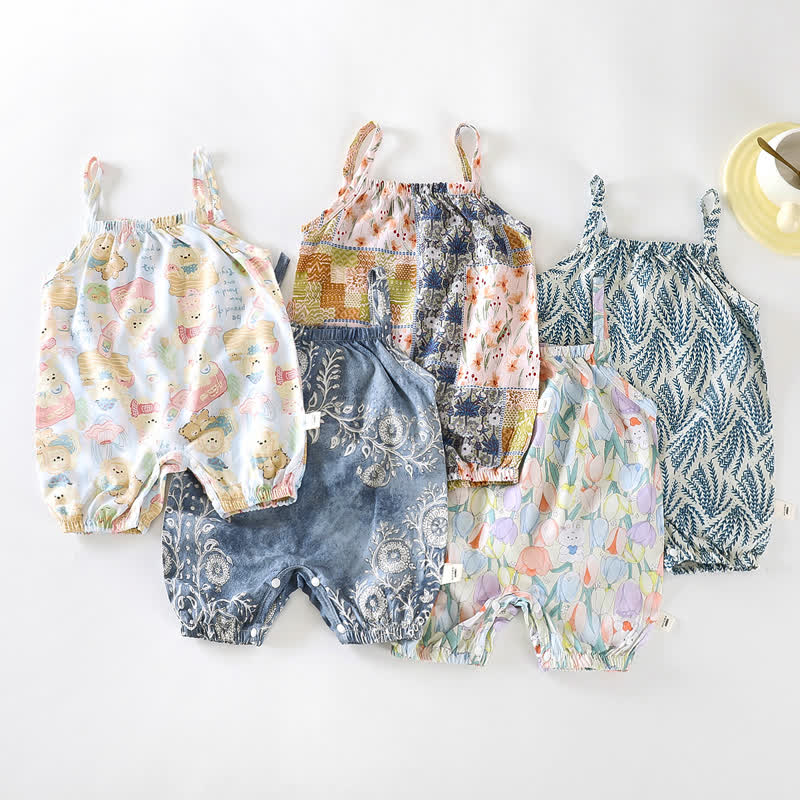 Baby Strampler mit Blumen und Strampler - image 1