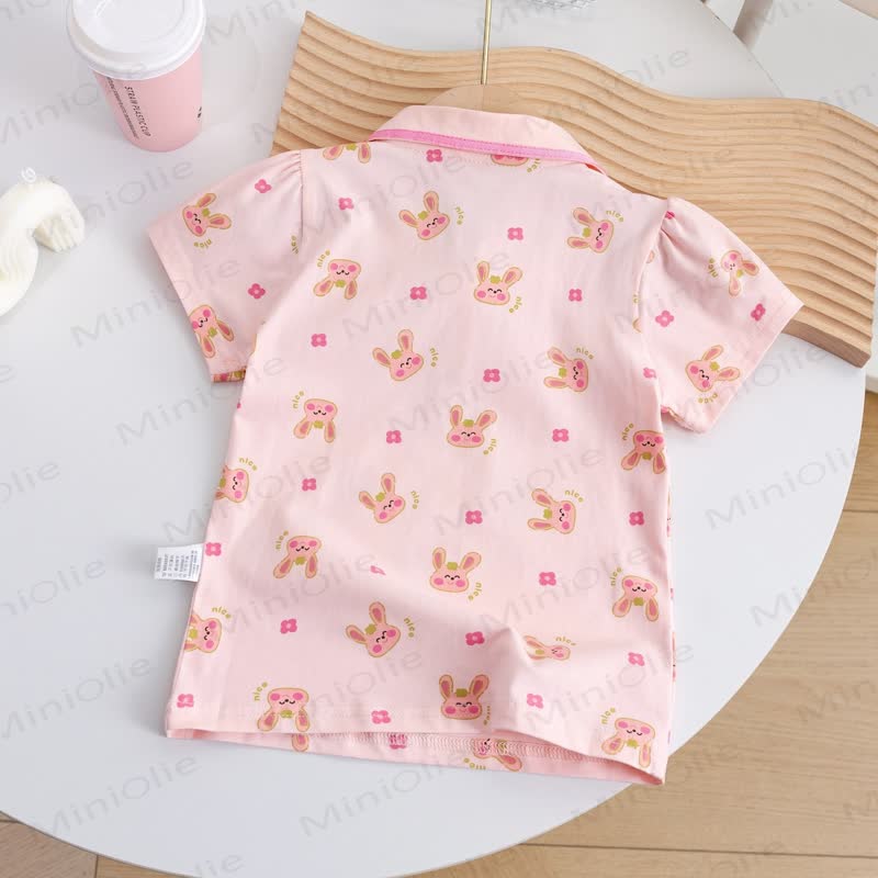 Weiches Stricken -T-Shirt für Baby mit Hase - image 5