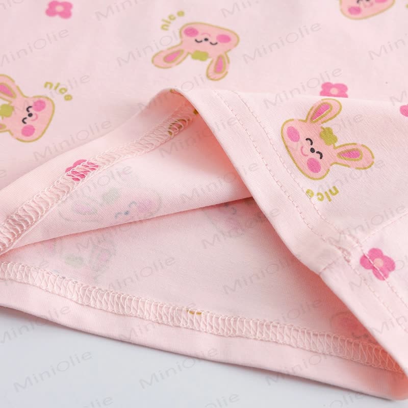 Weiches Stricken -T-Shirt für Baby mit Hase - image 9