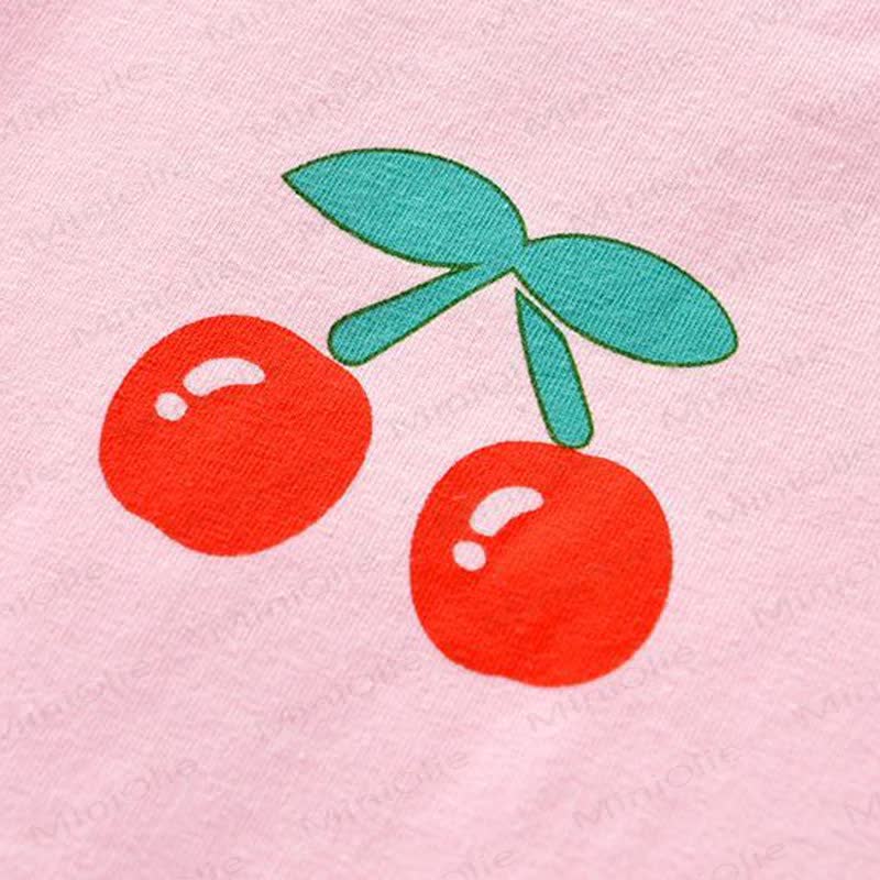 Baumwoll-Cami Spitze für Kleinkind-Mädchen mit kontrastfarbenem Obst - image 8