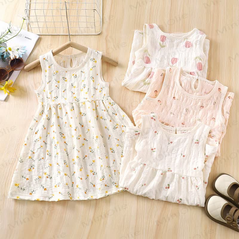 Kleid aus der Blumen für Kinder-Mädchen - image 1