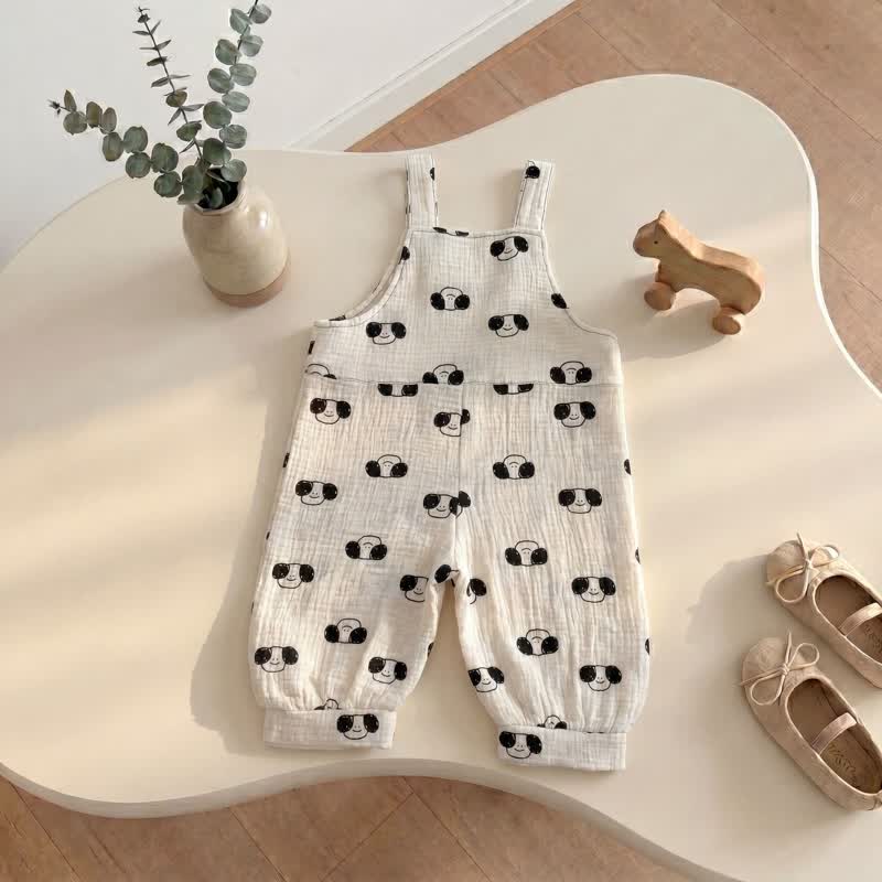 Overalls mit Blumen und Welpenmotiv für Baby und Kleinkind - image 6