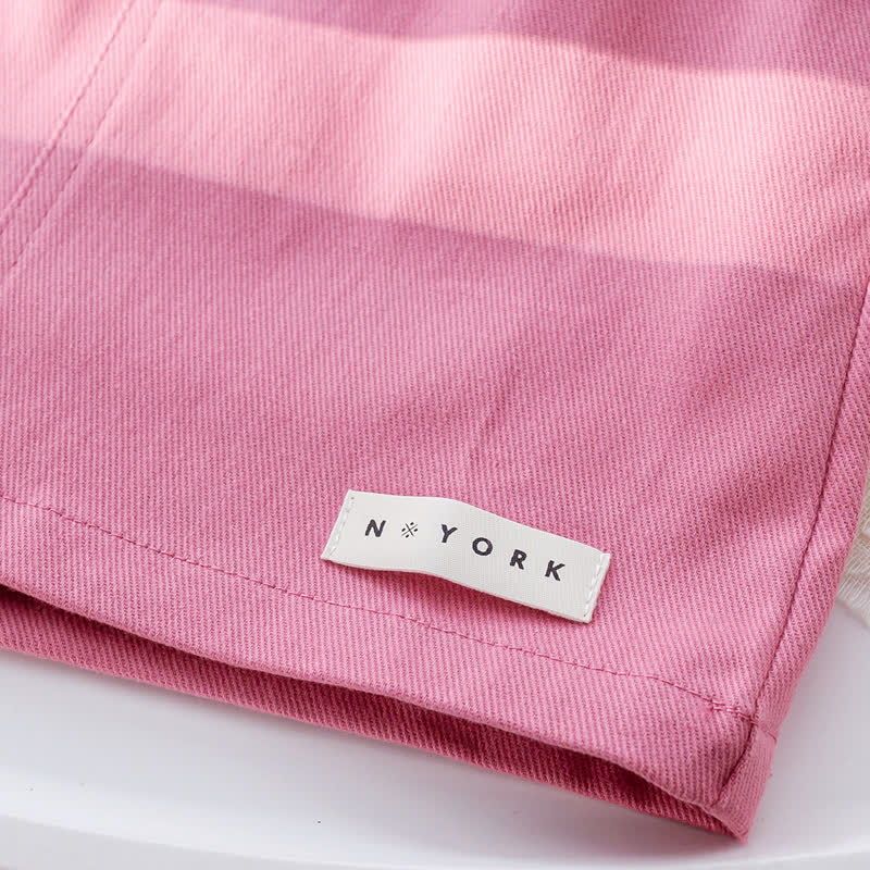 Zweiteiliges Set für Baby und Babys: Rosa Streifen Spitze und Rock mit Puffärmeln, Rosa Herz - image 13