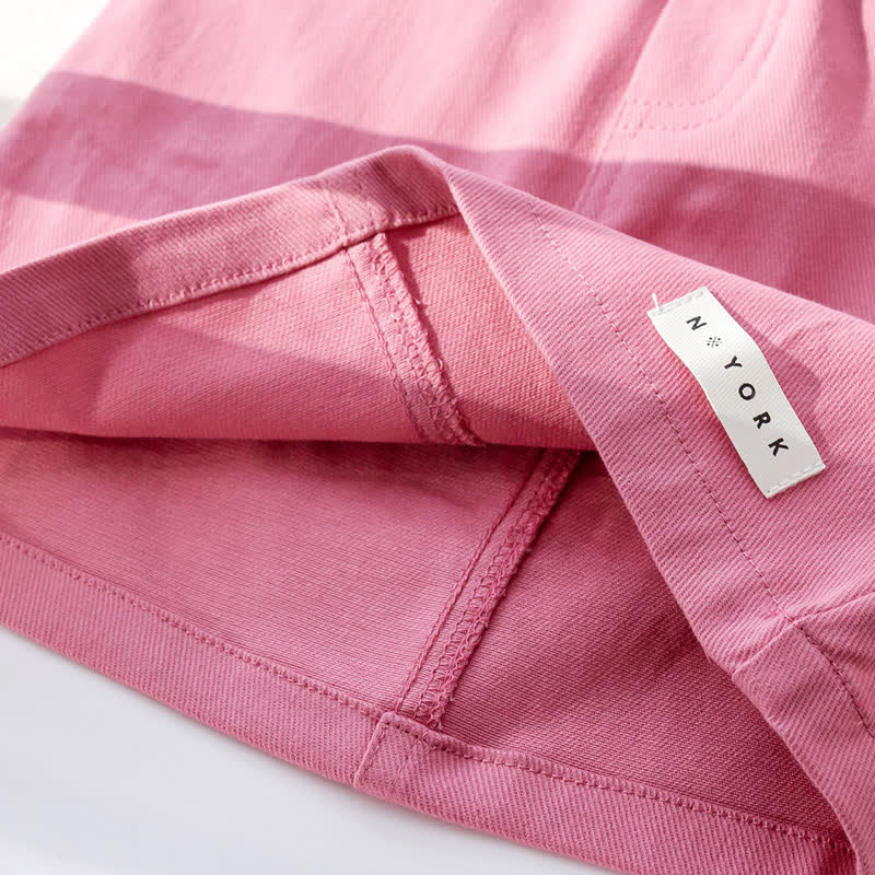 Zweiteiliges Set für Baby und Babys: Rosa Streifen Spitze und Rock mit Puffärmeln, Rosa Herz - image 14