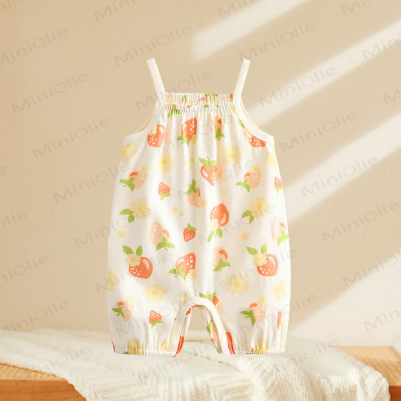 Baby Strampler mit Blume - Strampler - Erdbeere - 2-3J - image 3