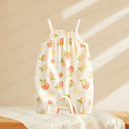 Baby Strampler mit Blume - Strampler - Erdbeere - 2-3J - image 3
