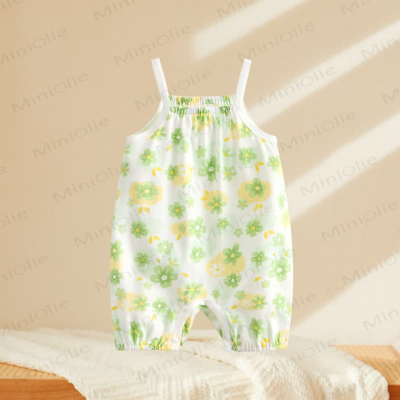 Baby Strampler mit Blume - Strampler - Grüne Blume - 2-3J - image 4