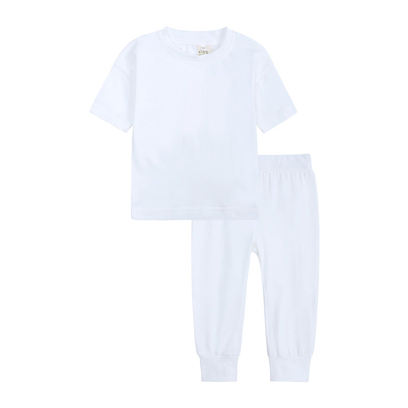 Zweiteiliger Set für Kleinkind , Einfarbig Stricken und Hose - Weiß - 12-13J - image 2