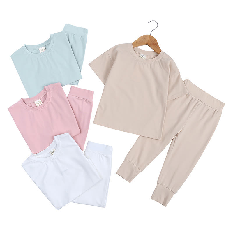 Zweiteiliger Set für Kleinkind , Einfarbig Stricken und Hose - image 10