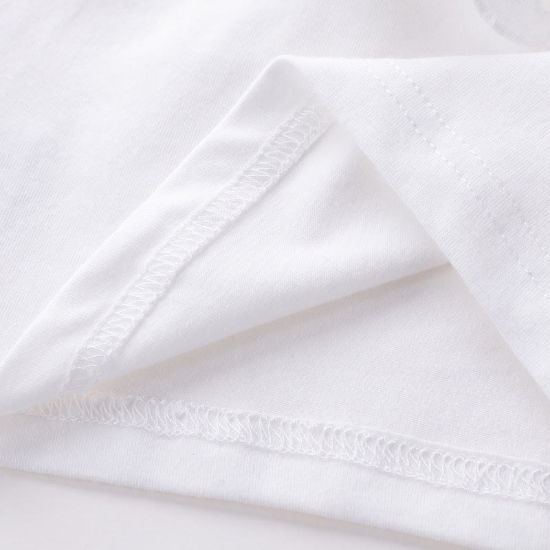 Zweiteiliges Set für Baby und Babys : Ärmelloses One-Shoulder Spitze und Denim - image 8