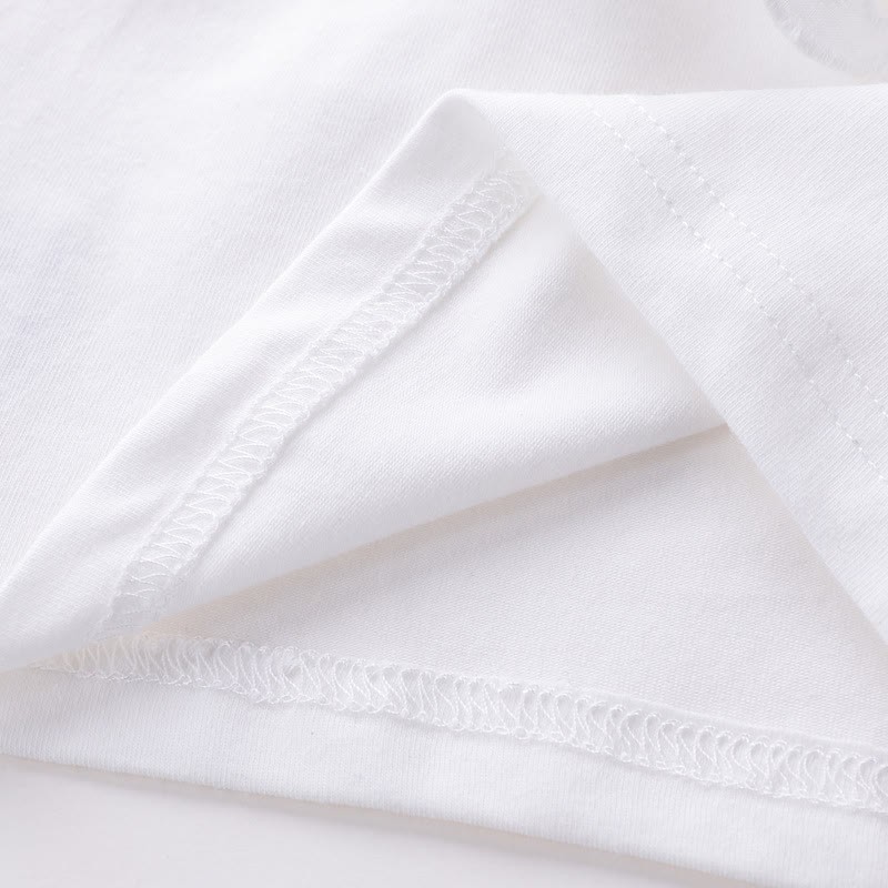 Zweiteiliges Set für Baby und Babys : Ärmelloses One-Shoulder Spitze und Denim - image 8