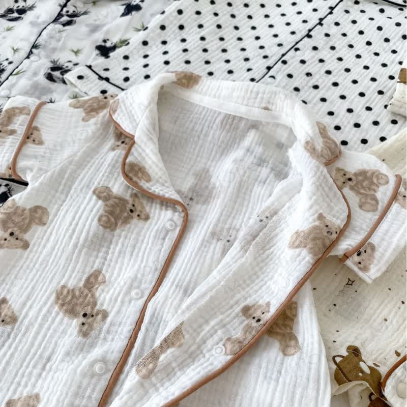 Baby Bär /Panda- Pyjama mit Punkt - image 2