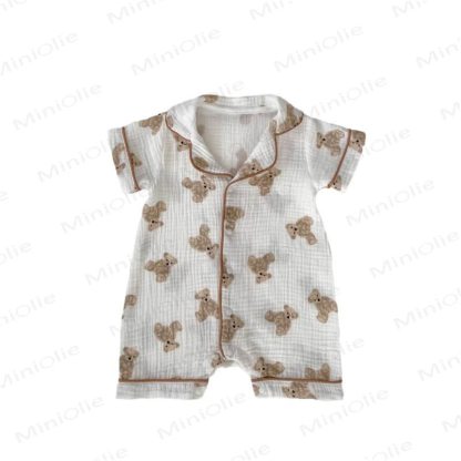 Baby Bär /Panda- Pyjama mit Punkt - image 5