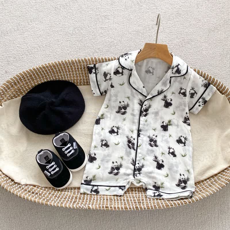 Baby Bär /Panda- Pyjama mit Punkt - Panda - 18-24M - image 7