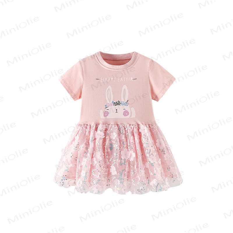 HAPPY EASTER! Kleid mit Kleinkind für Hase - Rosa - 10-11J - image 5