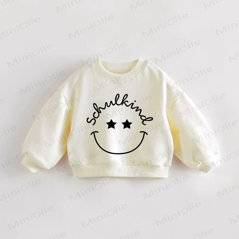 SCHULKIND Baby Kleinkind Creme Sweatshirt - Creme - 3-5J - image 1