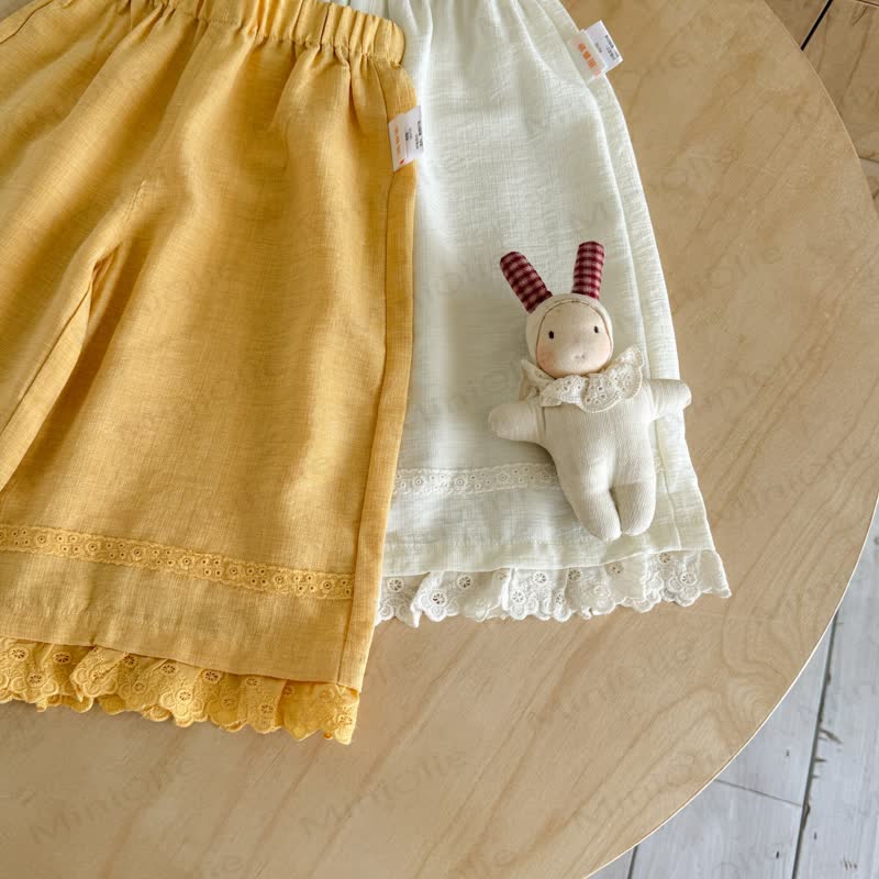 Sommer für Kleinkind , Einfarbig , mit Lace - image 6