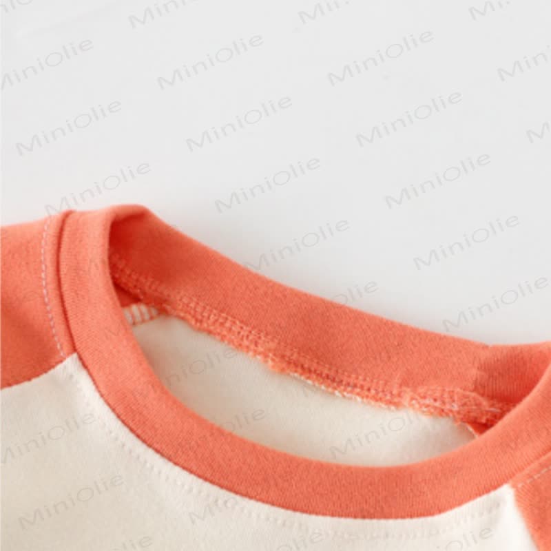 Raglan-T-Shirt für Kleinkind, Kurzarm, Rundhalsausschnitt - image 12