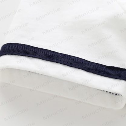 Klassisches nautisches Matrosenkragen- Spitze und Shorts , 2-teiliges Set für Kleinkind und Baby - image 9