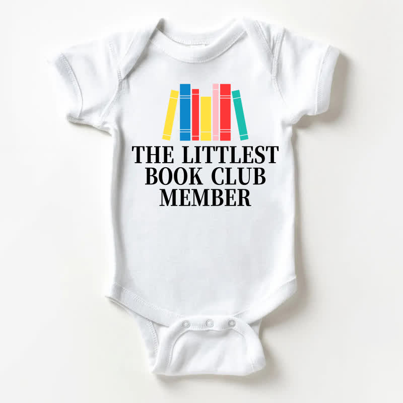 THE LITTLEST BOOK CLUB MEMBER Baby Bodysuit mit Slogan , weiß - Weiß - 18-24M - image 1