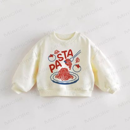 PASTA Baby Kleinkind Creme Sweatshirt - Creme - 3-5J - image 1