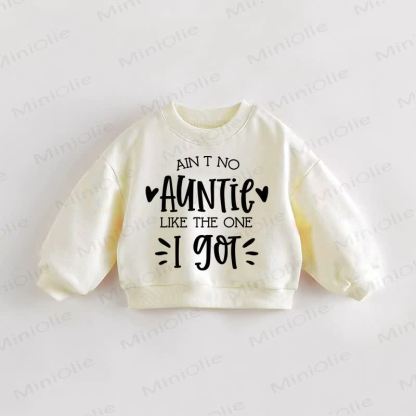 Es AIN T NO AUNTIE LIKE THE ONE I GOT – Baby Kleinkind - Sweatshirt in Creme - Creme - 3-5J - image 1