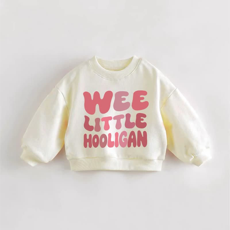 WEE LITTLE HOOLIGAN Baby Kleinkind Creme Sweatshirt - Creme - 3-5J - image 1