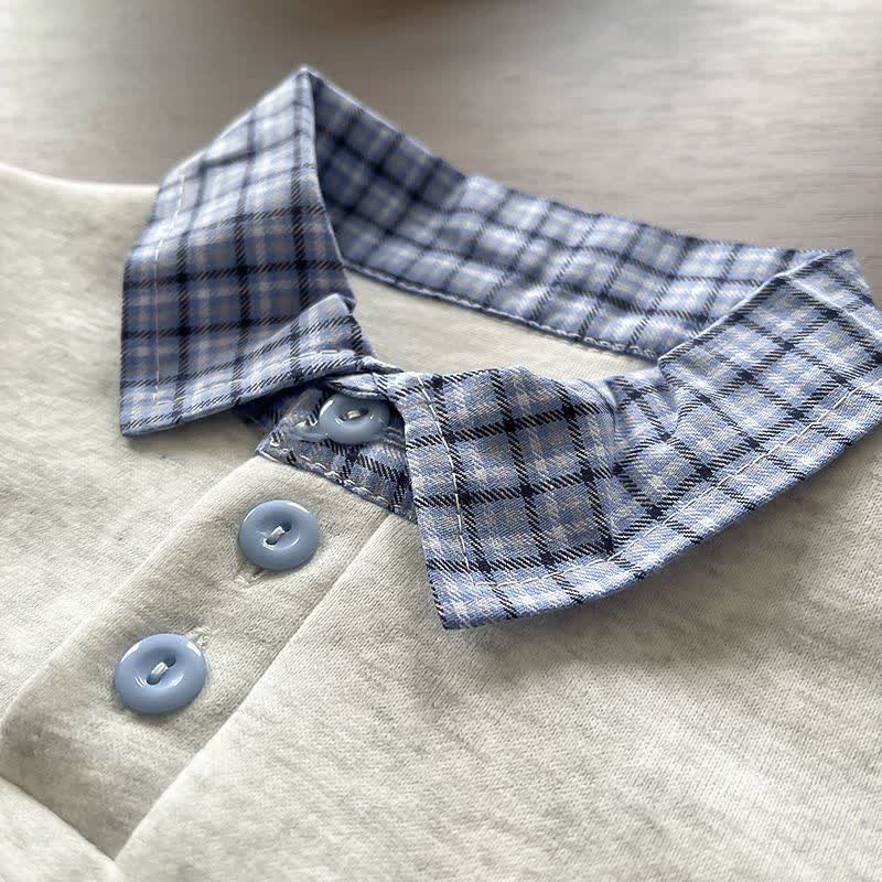 Kleinkind Baby -Dackel- Sweatshirt mit Lagenlook und Denim - Set (2-teilig) - image 5