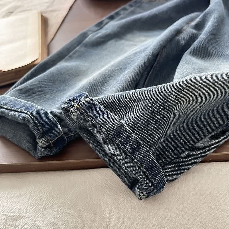 Kleinkind Baby -Dackel- Sweatshirt mit Lagenlook und Denim - Set (2-teilig) - image 15