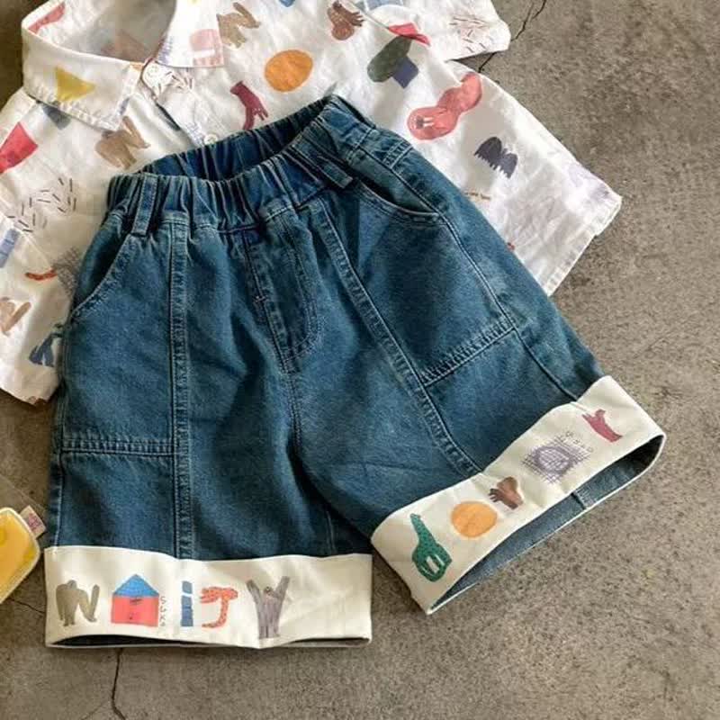 Zweiteiliges Set aus Shorts für Kleinkind - Blau Shorts - 10-11J - image 3