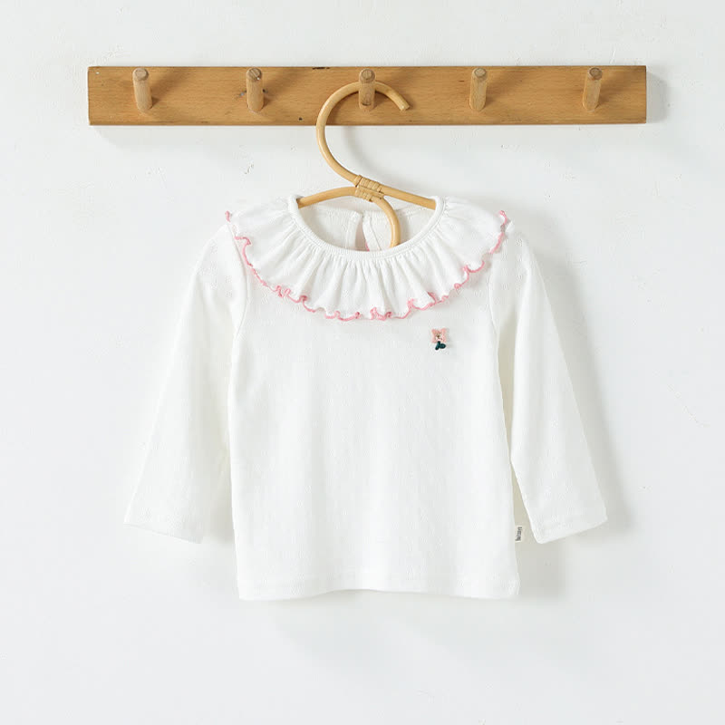 Langarm-T-Shirt mit Blume für Mädchen und Baby - image 6