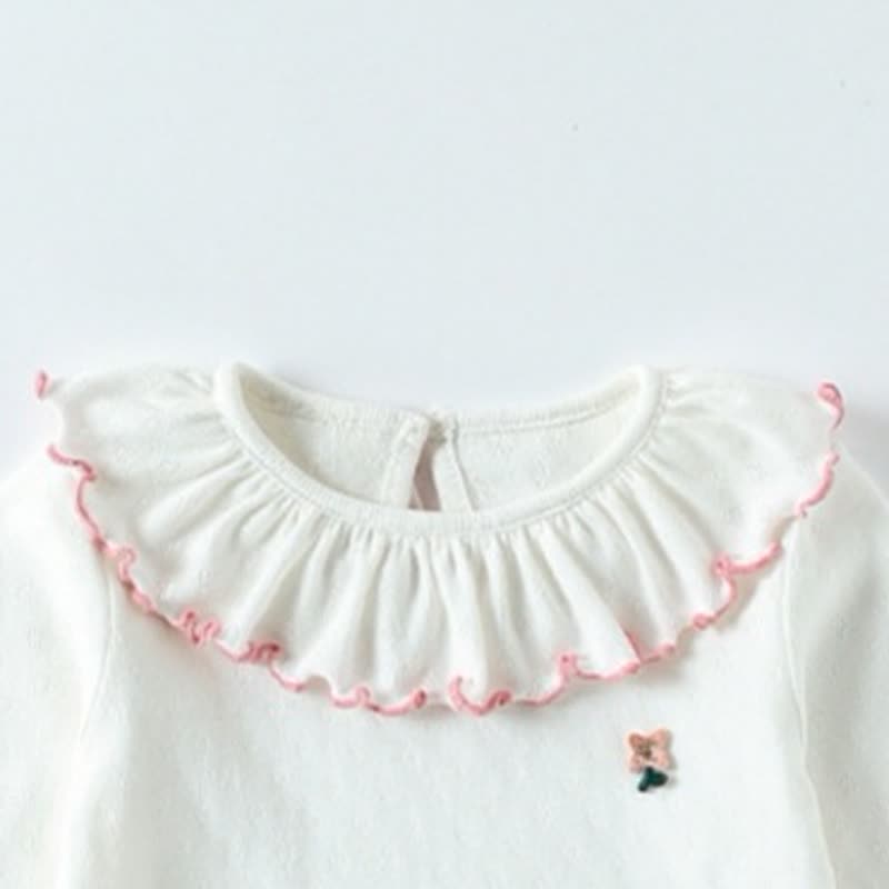 Langarm-T-Shirt mit Blume für Mädchen und Baby - image 7