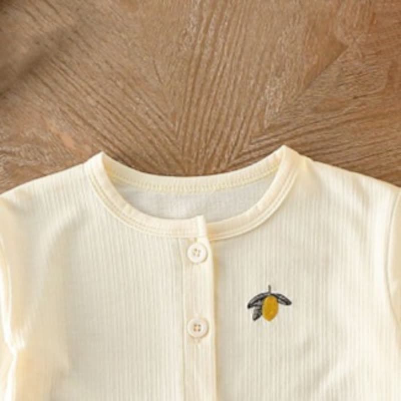 Baby und Kleinkind -Strickjacke mit Tier/ Obst , Knopfleiste und Gerippt vorne - image 6