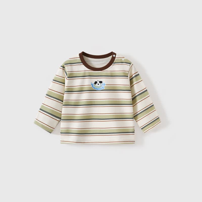 Langarmshirt mit Streifen Hunde- T-Stück für Kleinkind und Baby - Grün - 4-5J - image 4